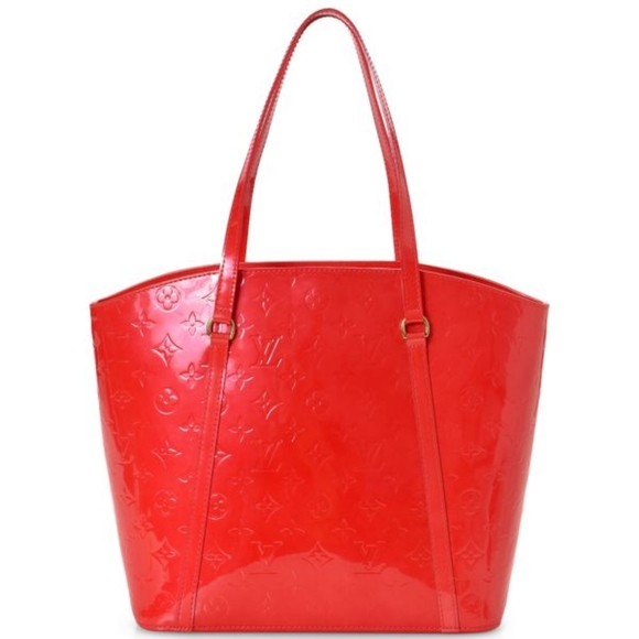 Louis Vuitton Avalon Rouge Grenadine GM Monogram Vernis Bag - Picture 4 of 17